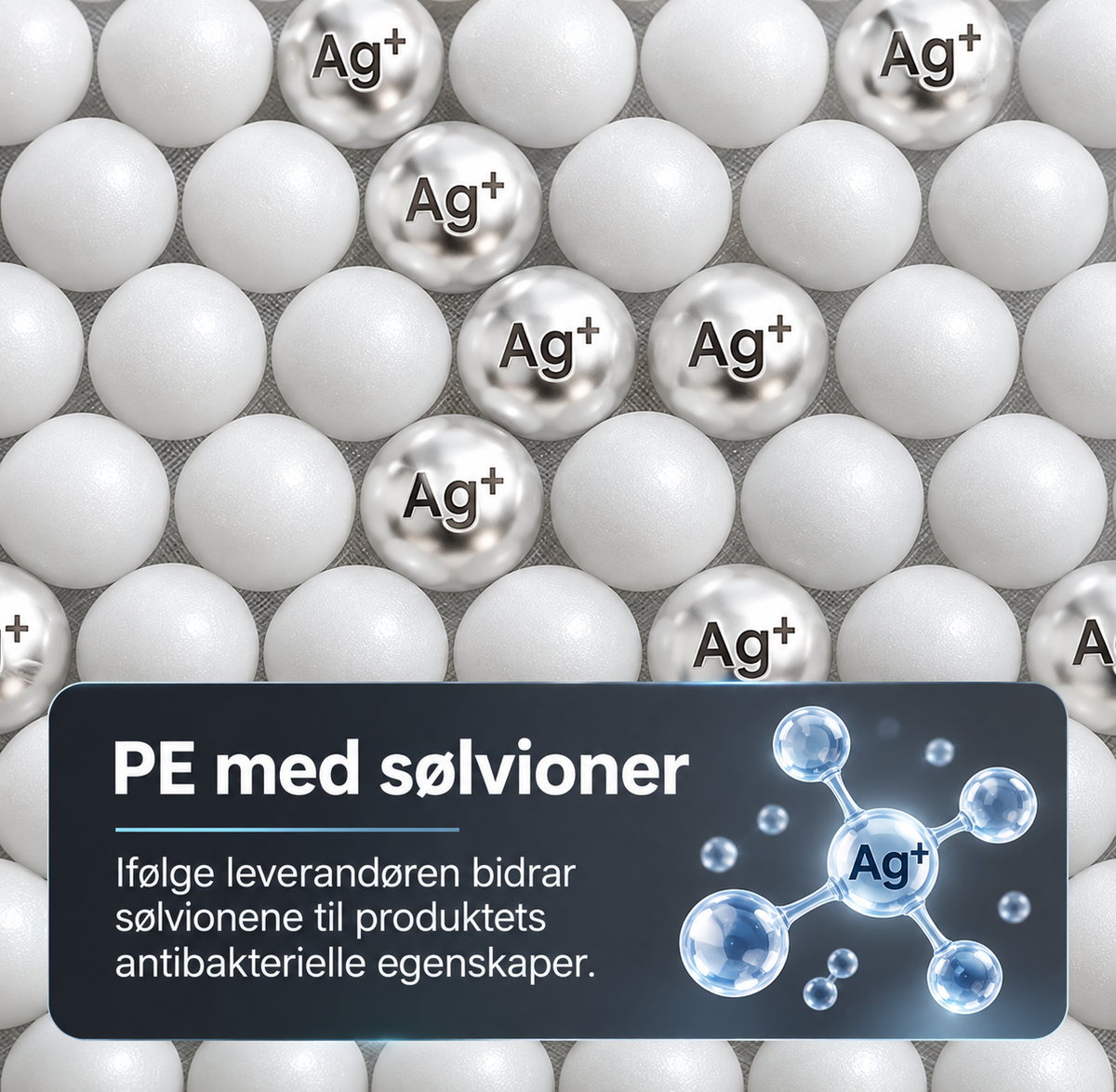 Antibakterielt skjærebrett i PE-plast