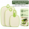 Antibakterielt skjærebrett og skjærebrettsett