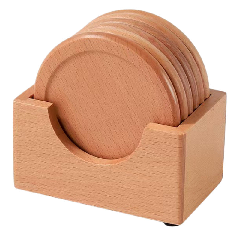 Trebrikker med holder – 6 stk.