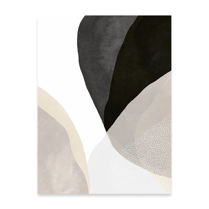 Abstrakt veggkunst med geometriske former